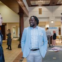 Participants conversing